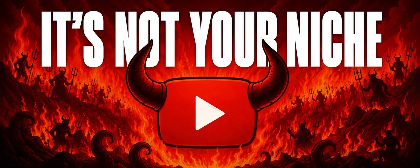 Small YouTube Channel Not Growing? It's Not Your Niche